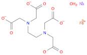 Ferrate(1-), [[N,N'-1,2-ethanediylbis[N-[(carboxy-κO)methyl]glycinato-κN,κO]](4-)]-, sodium, hydra…