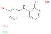 9H-Pyrido[3,4-b]indol-7-ol, 1-methyl-, hydrochloride, hydrate (1:1:2)