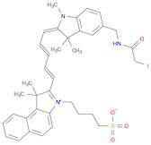 1H-Benz[e]indolium, 2-[5-[1,3-dihydro-5-[[(2-iodoacetyl)amino]methyl]-1,3,3-trimethyl-2H-indol-2-y…