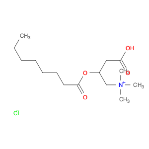 1-Propanaminium, 3-carboxy-N,N,N-trimethyl-2-[(1-oxooctyl)oxy]-, chloride (1:1)