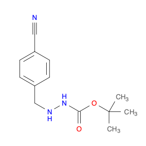 Hydrazinecarboxylic acid, 2-[(4-cyanophenyl)methyl]-, 1,1-dimethylethyl ester