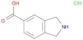 1H-Isoindole-5-carboxylic acid, 2,3-dihydro-, hydrochloride (1:1)