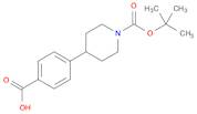 1-Piperidinecarboxylic acid, 4-(4-carboxyphenyl)-, 1-(1,1-dimethylethyl) ester