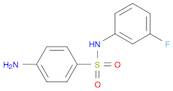 Benzenesulfonamide, 4-amino-N-(3-fluorophenyl)-