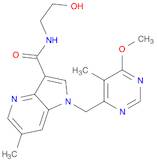 1H-Pyrrolo[3,2-b]pyridine-3-carboxamide, N-(2-hydroxyethyl)-1-[(6-methoxy-5-methyl-4-pyrimidinyl)m…