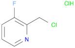 Pyridine, 2-(chloromethyl)-3-fluoro-, hydrochloride (1:1)