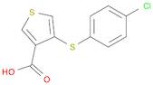 3-Thiophenecarboxylic acid, 4-[(4-chlorophenyl)thio]-