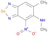 2,1,3-Benzoselenadiazol-5-amine, N,6-dimethyl-4-nitro-