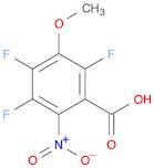 Benzoic acid, 2,4,5-trifluoro-3-methoxy-6-nitro-