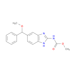 Carbamic acid, [5-(methoxyphenylmethyl)-1H-benzimidazol-2-yl]-, methyl ester (9CI)