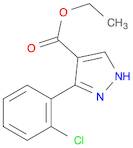 1H-Pyrazole-4-carboxylic acid, 3-(2-chlorophenyl)-, ethyl ester