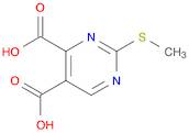 4,5-Pyrimidinedicarboxylic acid, 2-(methylthio)-