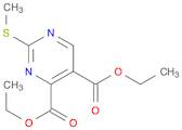 4,5-Pyrimidinedicarboxylic acid, 2-(methylthio)-, 4,5-diethyl ester