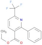 3-PYRIDINECARBOXYLIC ACID, 2-PHENYL-6-(TRIFLUOROMETHYL)-, ETHYL ESTER