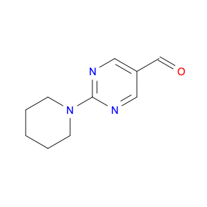 5-Pyrimidinecarboxaldehyde, 2-(1-piperidinyl)-