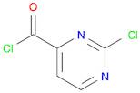 4-Pyrimidinecarbonyl chloride, 2-chloro-