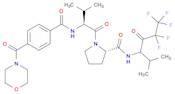 L-Prolinamide, N-[4-(4-morpholinylcarbonyl)benzoyl]-L-valyl-N-[3,3,4,4,4-pentafluoro-1-(1-methylet…