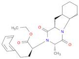 Pyrazino[1,2-a]indole-2(1H)-acetic acid, decahydro-3-methyl-1,4-dioxo-α-(2-phenylethyl)-, ethyl es…