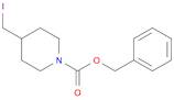 1-Piperidinecarboxylic acid, 4-(iodomethyl)-, phenylmethyl ester