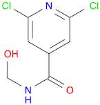 4-Pyridinecarboxamide, 2,6-dichloro-N-(hydroxymethyl)-