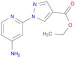 1H-Pyrazole-4-carboxylic acid, 1-(4-amino-2-pyridinyl)-, ethyl ester