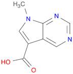 7H-Pyrrolo[2,3-d]pyrimidine-5-carboxylic acid, 7-methyl-