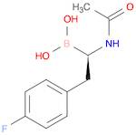 Boronic acid, [1-(acetylamino)-2-(4-fluorophenyl)ethyl]-, (R)- (9CI)