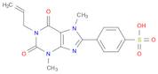 Benzenesulfonic acid, 4-[2,3,6,7-tetrahydro-3,7-dimethyl-2,6-dioxo-1-(2-propen-1-yl)-1H-purin-8-yl…