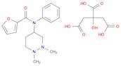 N-(1,2-dimethyldiazinan-4-yl)-N-phenyl-furan-2-carboxamide, 2-hydroxyp ropane-1,2,3-tricarboxyli...