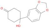 Cyclohexanone, 4-(1,3-benzodioxol-5-yl)-4-hydroxy-