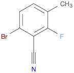 Benzonitrile, 6-bromo-2-fluoro-3-methyl-