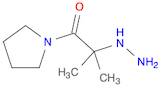 1-Propanone, 2-hydrazinyl-2-methyl-1-(1-pyrrolidinyl)-