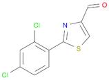 4-Thiazolecarboxaldehyde, 2-(2,4-dichlorophenyl)-