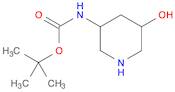 Carbamic acid, N-(5-hydroxy-3-piperidinyl)-, 1,1-dimethylethyl ester