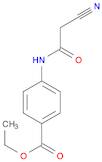 Benzoic acid, 4-[(2-cyanoacetyl)amino]-, ethyl ester