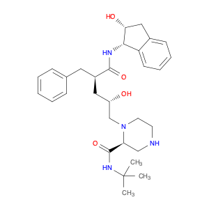 D-erythro-Pentonamide, 2,3,5-trideoxy-N-[(1S,2R)-2,3-dihydro-2-hydroxy-1H-inden-1-yl]-5-[(2S)-2-[[…