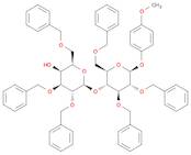 β-D-Glucopyranoside, 4-methoxyphenyl 2,3,6-tris-O-(phenylmethyl)-4-O-[2,3,6-tris-O-(phenylmethyl)-…