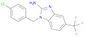 1H-Benzimidazol-2-amine, 1-[(4-chlorophenyl)methyl]-5-(trifluoromethyl)-