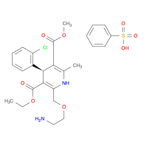 3,5-Pyridinedicarboxylic acid, 2-[(2-aminoethoxy)methyl]-4-(2-chlorophenyl)-1,4-dihydro-6-methyl-,…