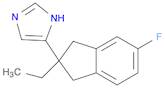 1H-Imidazole, 5-(2-ethyl-5-fluoro-2,3-dihydro-1H-inden-2-yl)-