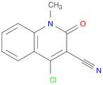 3-Quinolinecarbonitrile, 4-chloro-1,2-dihydro-1-methyl-2-oxo-