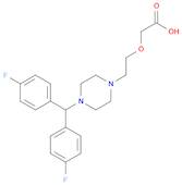 Acetic acid, 2-[2-[4-[bis(4-fluorophenyl)methyl]-1-piperazinyl]ethoxy]-