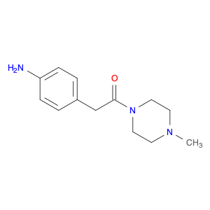 Ethanone, 2-(4-aminophenyl)-1-(4-methyl-1-piperazinyl)-