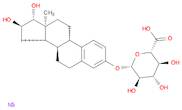 β-D-Glucopyranosiduronic acid, (16α,17β)-16,17-dihydroxyestra-1,3,5(10)-trien-3-yl, sodium salt (1…