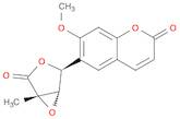 3,6-Dioxabicyclo[3.1.0]hexan-2-one, 4-(7-methoxy-2-oxo-2H-1-benzopyran-6-yl)-1-methyl-, (1R,4R,5R)…