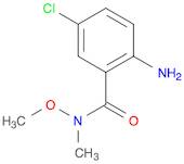 Benzamide, 2-amino-5-chloro-N-methoxy-N-methyl-