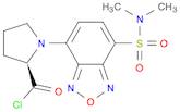 2-Pyrrolidinecarbonyl chloride, 1-[7-[(dimethylamino)sulfonyl]-2,1,3-benzoxadiazol-4-yl]-, (2R)- (…