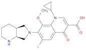 3-Quinolinecarboxylic acid, 1-cyclopropyl-6-fluoro-1,4-dihydro-8-methoxy-7-[(4aS,7aS)-octahydro-6H…