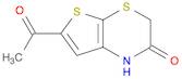 1H-Thieno[2,3-b][1,4]thiazin-2(3H)-one, 6-acetyl-