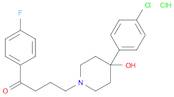 1-Butanone, 4-[4-(4-chlorophenyl)-4-hydroxy-1-piperidinyl]-1-(4-fluorophenyl)-, hydrochloride (1:1)